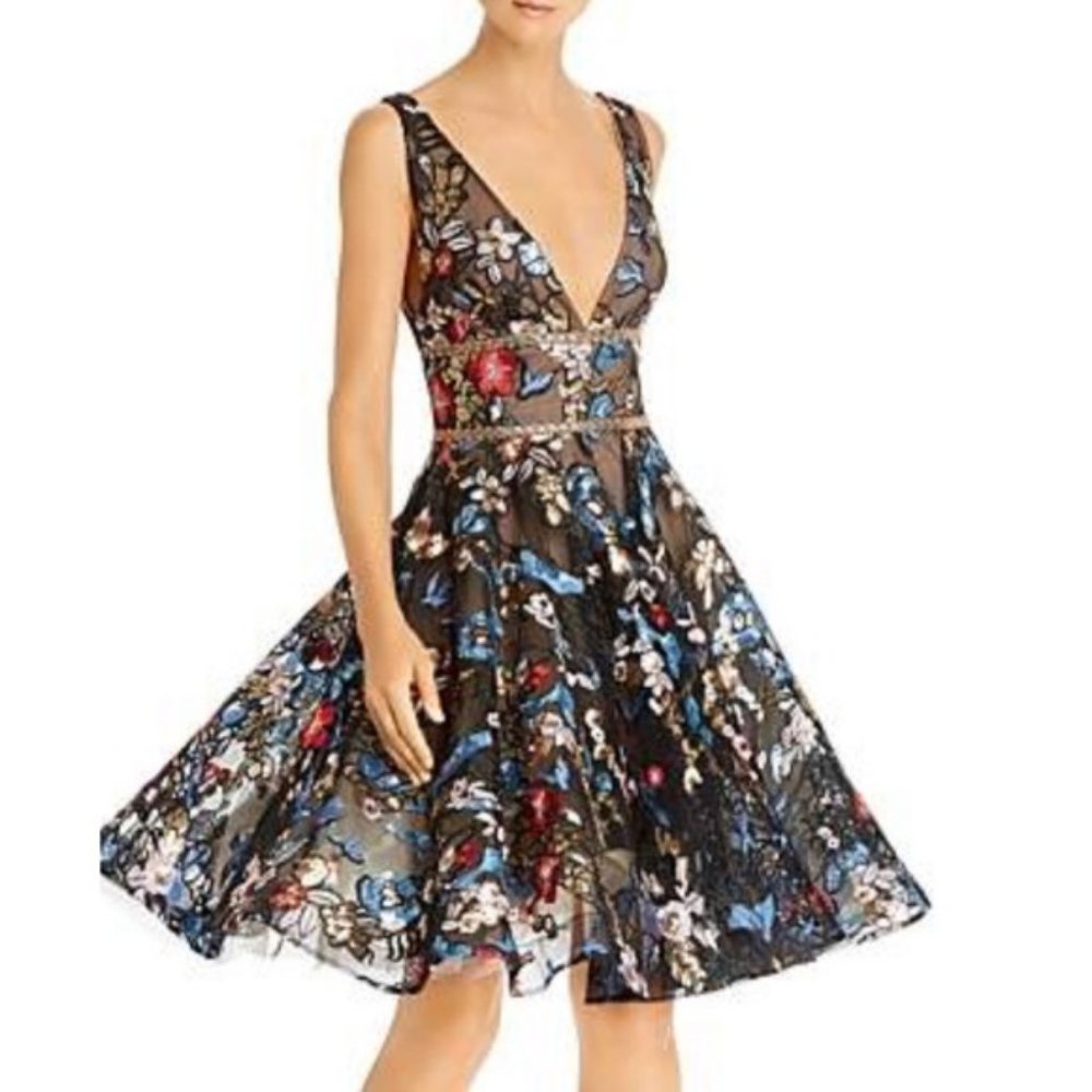 Bronx and Banco Paradise Flared Dress NWT